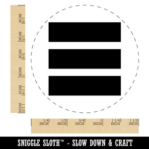 Rectangle Trio Self-Inking Rubber Stamp for Stamping Crafting Planners