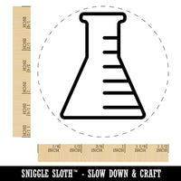 Science Chemistry Beaker Flask Self-Inking Rubber Stamp for Stamping Crafting Planners