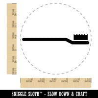 Toothbrush Icon Self-Inking Rubber Stamp for Stamping Crafting Planners