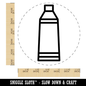 Toothpaste Tube Self-Inking Rubber Stamp for Stamping Crafting Planners