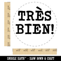 Tres Bien French Very Good Self-Inking Rubber Stamp for Stamping Crafting Planners