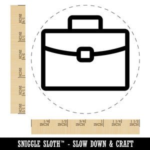 Brief Case Work Icon Self-Inking Rubber Stamp for Stamping Crafting Planners