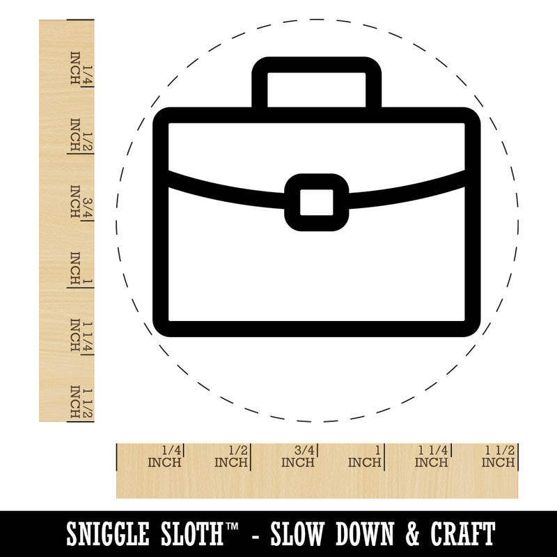 Brief Case Work Icon Self-Inking Rubber Stamp for Stamping Crafting Planners