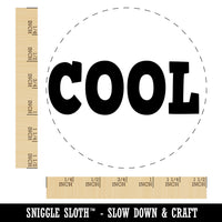 Cool Fun Text Self-Inking Rubber Stamp for Stamping Crafting Planners