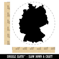 Germany Country Solid Self-Inking Rubber Stamp for Stamping Crafting Planners