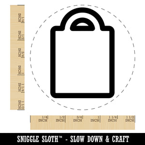 Grocery Tote Bag Purse Outline Self-Inking Rubber Stamp for Stamping Crafting Planners