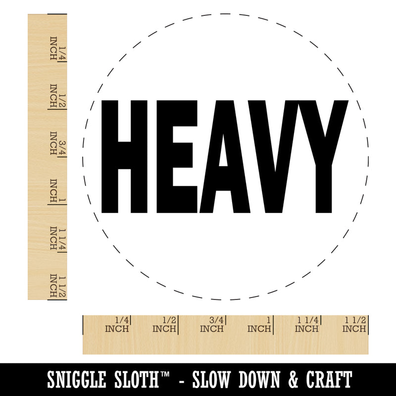 Heavy Text Self-Inking Rubber Stamp for Stamping Crafting Planners