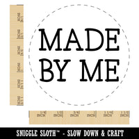 Made By Me Handmade Fun Text Self-Inking Rubber Stamp for Stamping Crafting Planners