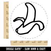 Peeled Banana Doodle Self-Inking Rubber Stamp for Stamping Crafting Planners