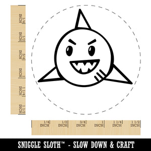 Shark Face Doodle Self-Inking Rubber Stamp for Stamping Crafting Planners