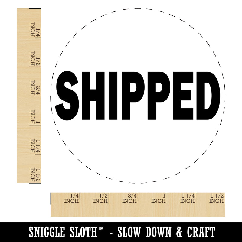 Shipped Text Self-Inking Rubber Stamp for Stamping Crafting Planners
