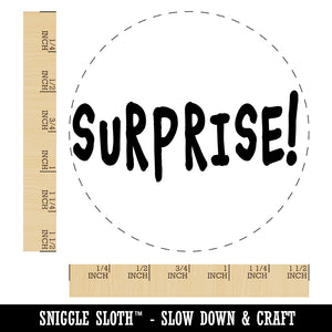 Surprise Fun Text Self-Inking Rubber Stamp for Stamping Crafting Planners