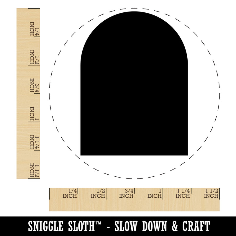 Tombstone Halloween Solid Self-Inking Rubber Stamp for Stamping Crafting Planners