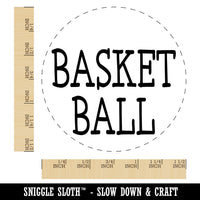 Basketball Fun Text Self-Inking Rubber Stamp for Stamping Crafting Planners