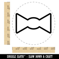 Bow Tie Outline Self-Inking Rubber Stamp for Stamping Crafting Planners