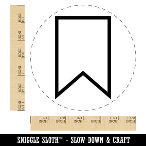 Pennant Swallowtail Outline Self-Inking Rubber Stamp for Stamping Crafting Planners