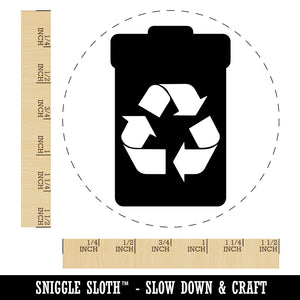 Recycle Can Solid Self-Inking Rubber Stamp for Stamping Crafting Planners