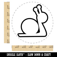 Snail Slow Outline Self-Inking Rubber Stamp for Stamping Crafting Planners