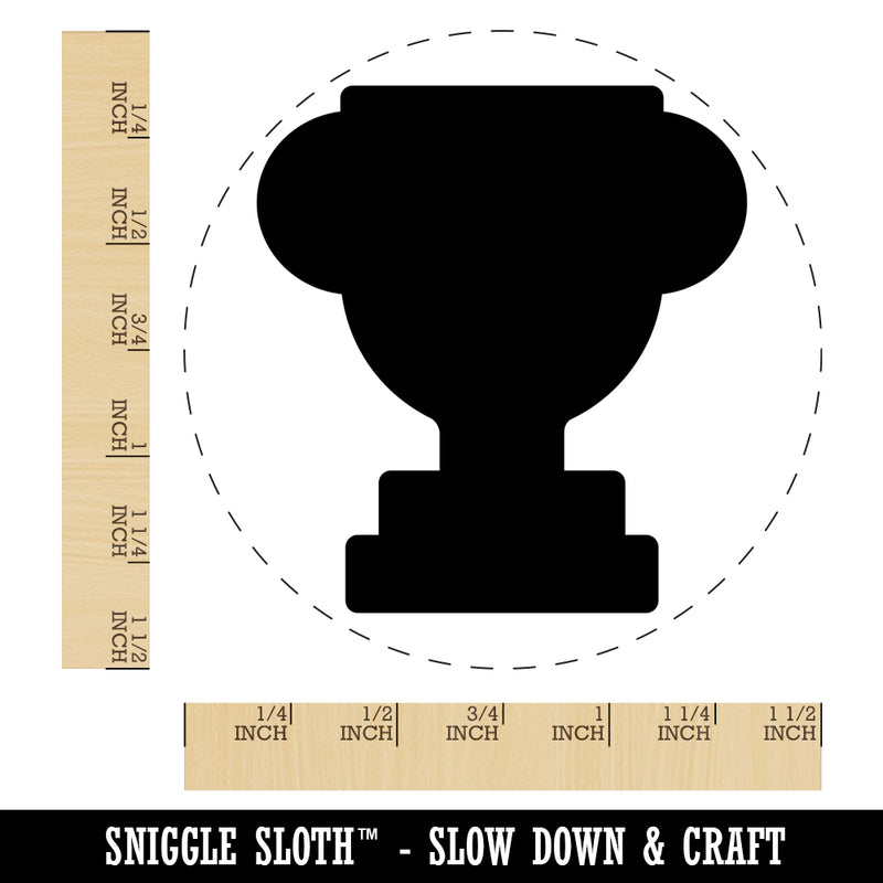 Trophy Award Solid Self-Inking Rubber Stamp for Stamping Crafting Planners