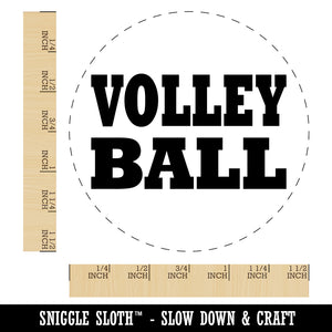 Volleyball Fun Text Self-Inking Rubber Stamp for Stamping Crafting Planners