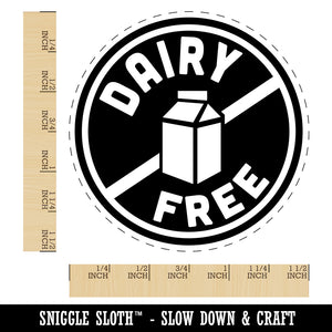 Dairy Free Self-Inking Rubber Stamp for Stamping Crafting Planners