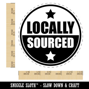 Locally Sourced Self-Inking Rubber Stamp for Stamping Crafting Planners