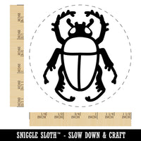 Scarab Beetle Self-Inking Rubber Stamp for Stamping Crafting Planners