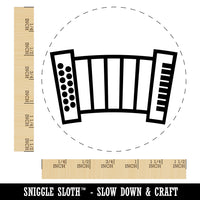 Accordion Music German Oktoberfest Self-Inking Rubber Stamp for Stamping Crafting Planners