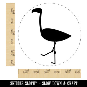 Flamingo Bird Solid Self-Inking Rubber Stamp for Stamping Crafting Planners