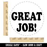 Great Job Teacher School Self-Inking Rubber Stamp for Stamping Crafting Planners