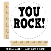 You Rock Teacher School Self-Inking Rubber Stamp for Stamping Crafting Planners