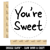 You're Sweet Fun Text Self-Inking Rubber Stamp for Stamping Crafting Planners