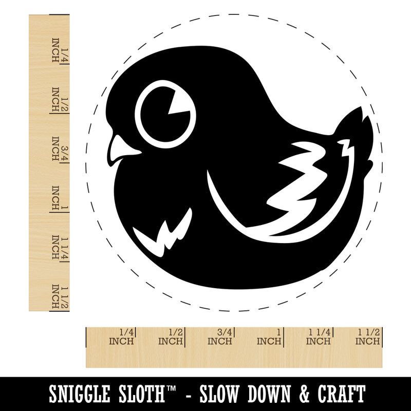 Cute Pigeon Bird Self-Inking Rubber Stamp for Stamping Crafting Planners