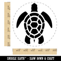 Sea Turtle Tribal Self-Inking Rubber Stamp for Stamping Crafting Planners