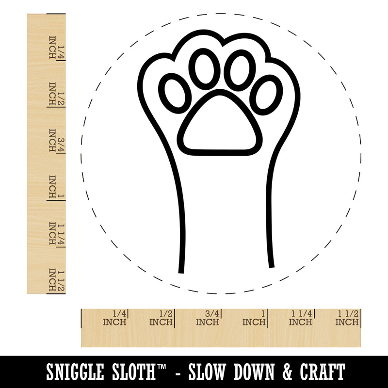 Cute Cat Paw Self-Inking Rubber Stamp for Stamping Crafting Planners