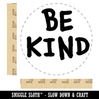 Be Kind Fun Text Self-Inking Rubber Stamp for Stamping Crafting Planners