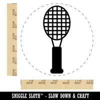 Tennis Racket Doodle Self-Inking Rubber Stamp for Stamping Crafting Planners