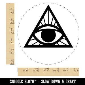 All Seeing Eye of Providence Self-Inking Rubber Stamp for Stamping Crafting Planners