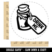 Drink Me Potion Bottle from Alice In Wonderland Self-Inking Rubber Stamp for Stamping Crafting Planners