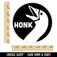 Goose Honk Laugh Self-Inking Rubber Stamp for Stamping Crafting Planners