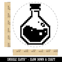 Pixel RPG Potion Health Mana Bottle Self-Inking Rubber Stamp for Stamping Crafting Planners