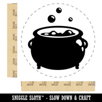 Witch's Bubbling Cauldron Pot Halloween Self-Inking Rubber Stamp for Stamping Crafting Planners