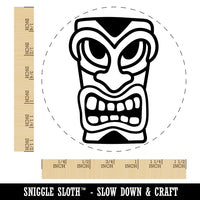 Hawaiian Tiki Head Self-Inking Rubber Stamp for Stamping Crafting Planners