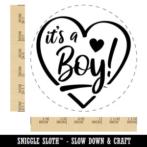 It's a Boy Baby Shower Self-Inking Rubber Stamp for Stamping Crafting Planners