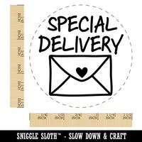 Special Delivery Envelope Self-Inking Rubber Stamp for Stamping Crafting Planners