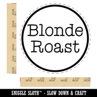 Blonde Roast Coffee Label Self-Inking Rubber Stamp for Stamping Crafting Planners