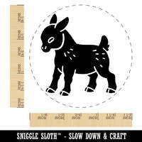 Cute Baby Goat Self-Inking Rubber Stamp for Stamping Crafting Planners