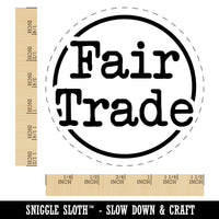 Fair Trade Typewriter Self-Inking Rubber Stamp for Stamping Crafting Planners