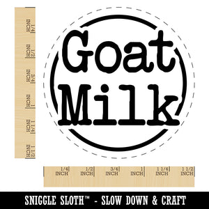 Goat Milk Typewriter Self-Inking Rubber Stamp for Stamping Crafting Planners