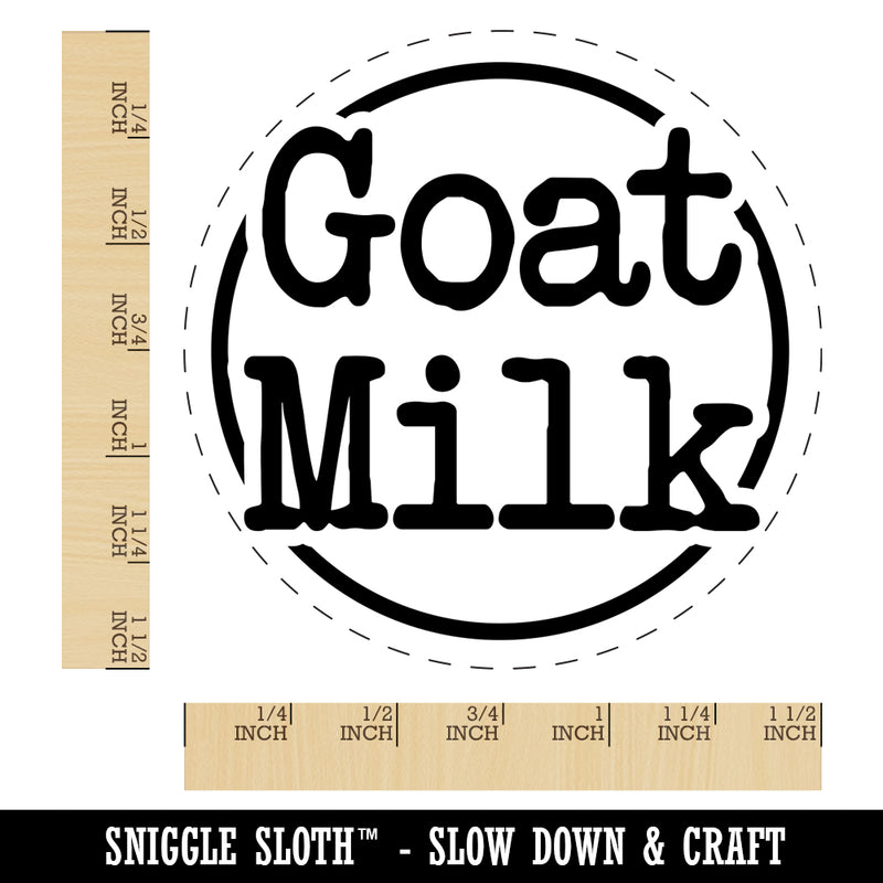 Goat Milk Typewriter Self-Inking Rubber Stamp for Stamping Crafting Planners